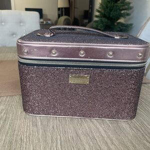 Victoria's Secret Glittering Pink Cosmetic Case